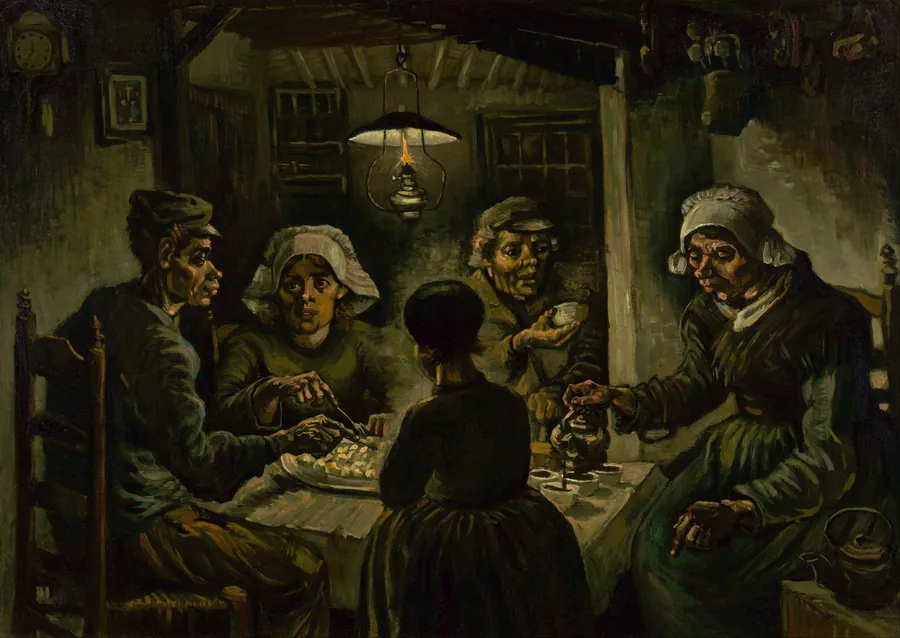 Die Kartoffelesser, Nuenen, 1885