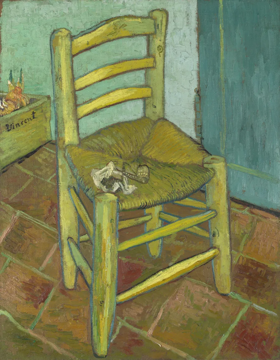 Van Goghs Stuhl, Arles, 1888
