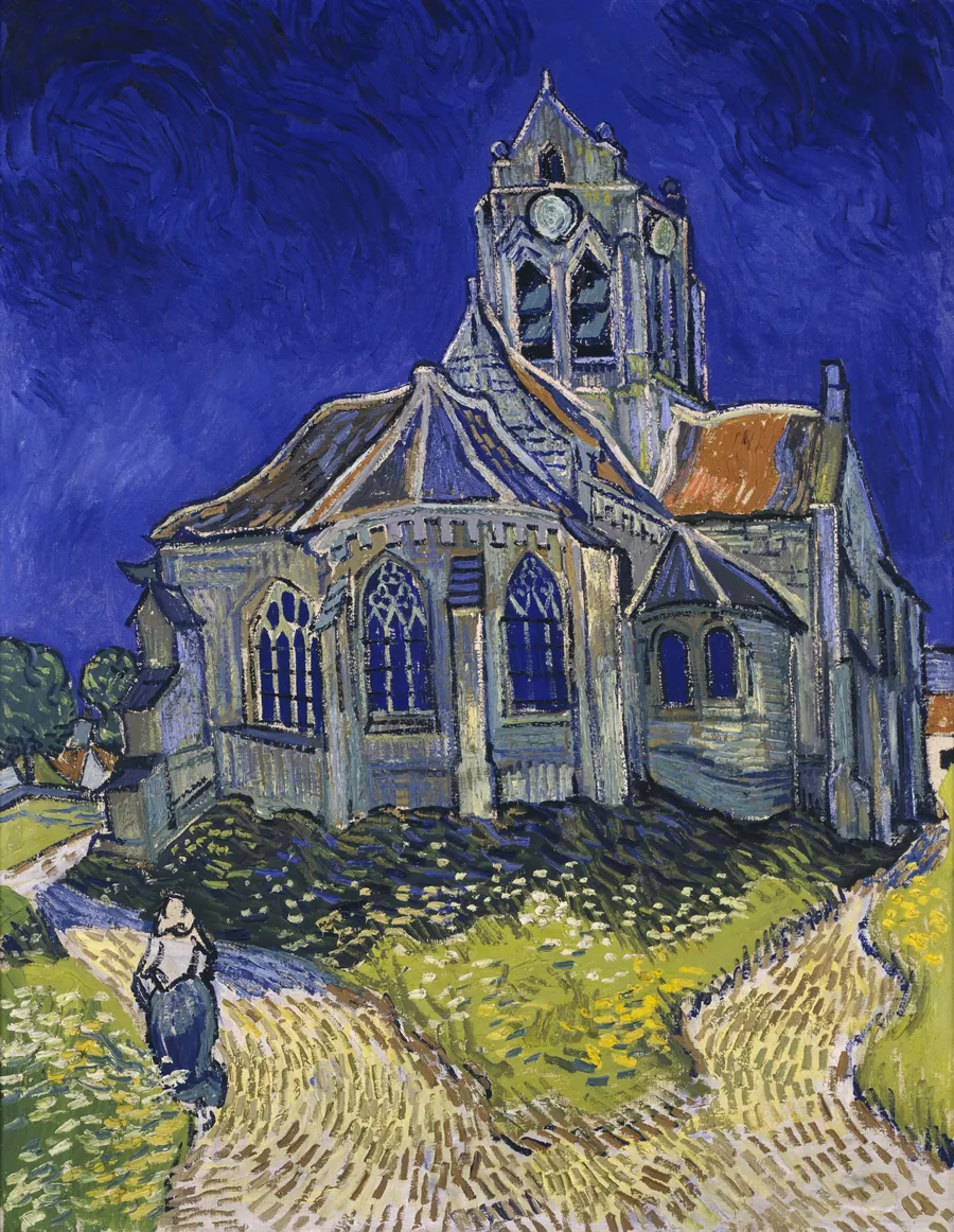 Die Kirche von Auvers, Juni 1890