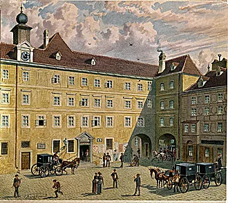 The Stadtkonvikt on the Universitätsplatz