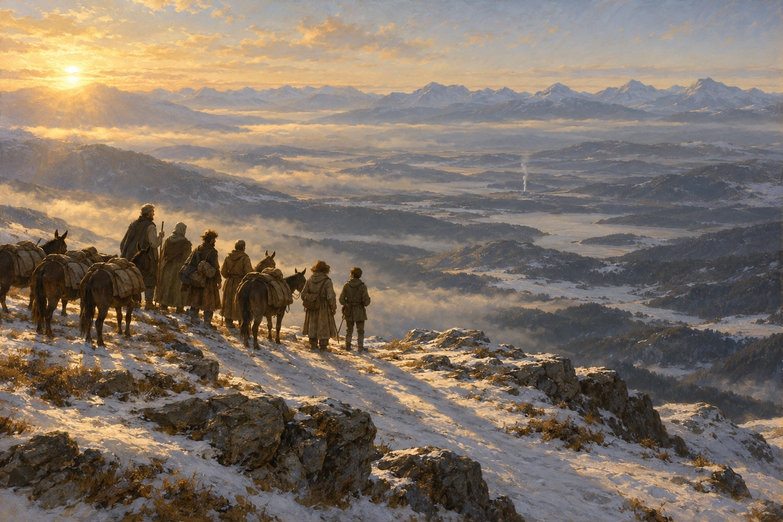 First Sight of the West