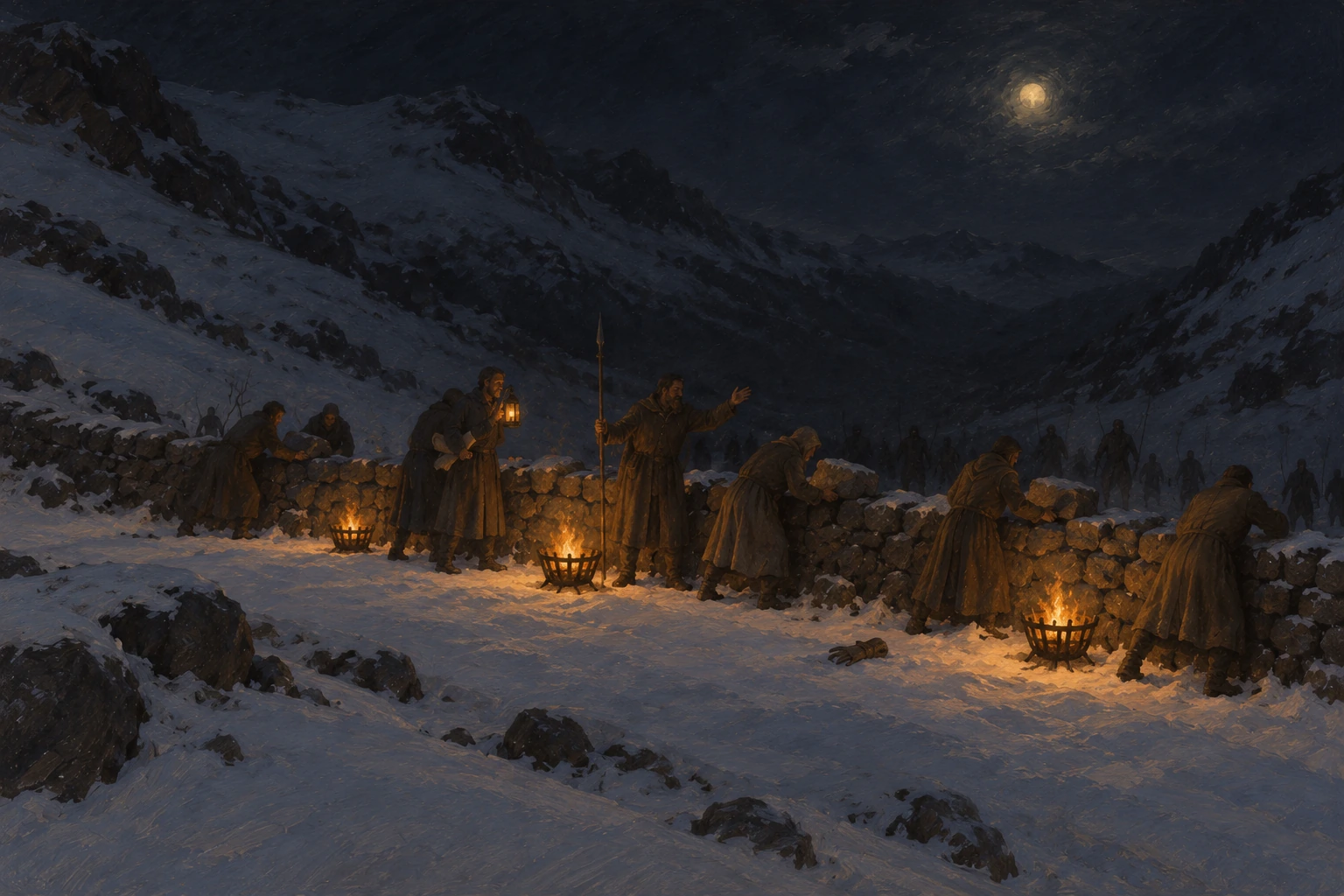 The Stones at Winter's Edge