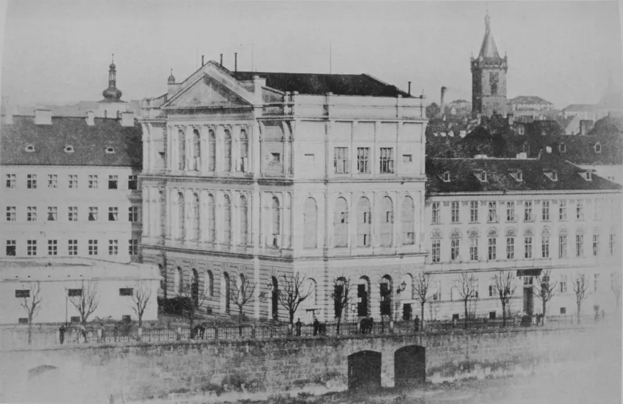 Das Interimstheater in Prag, 1864