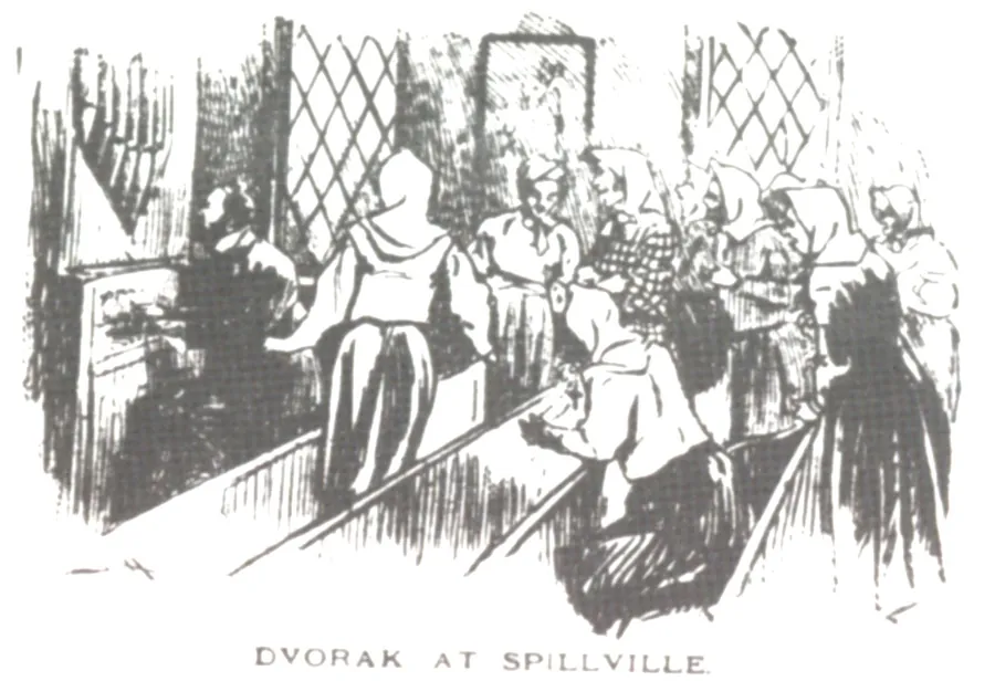 “Dvořák at Spillville”, a drawing, 1893
