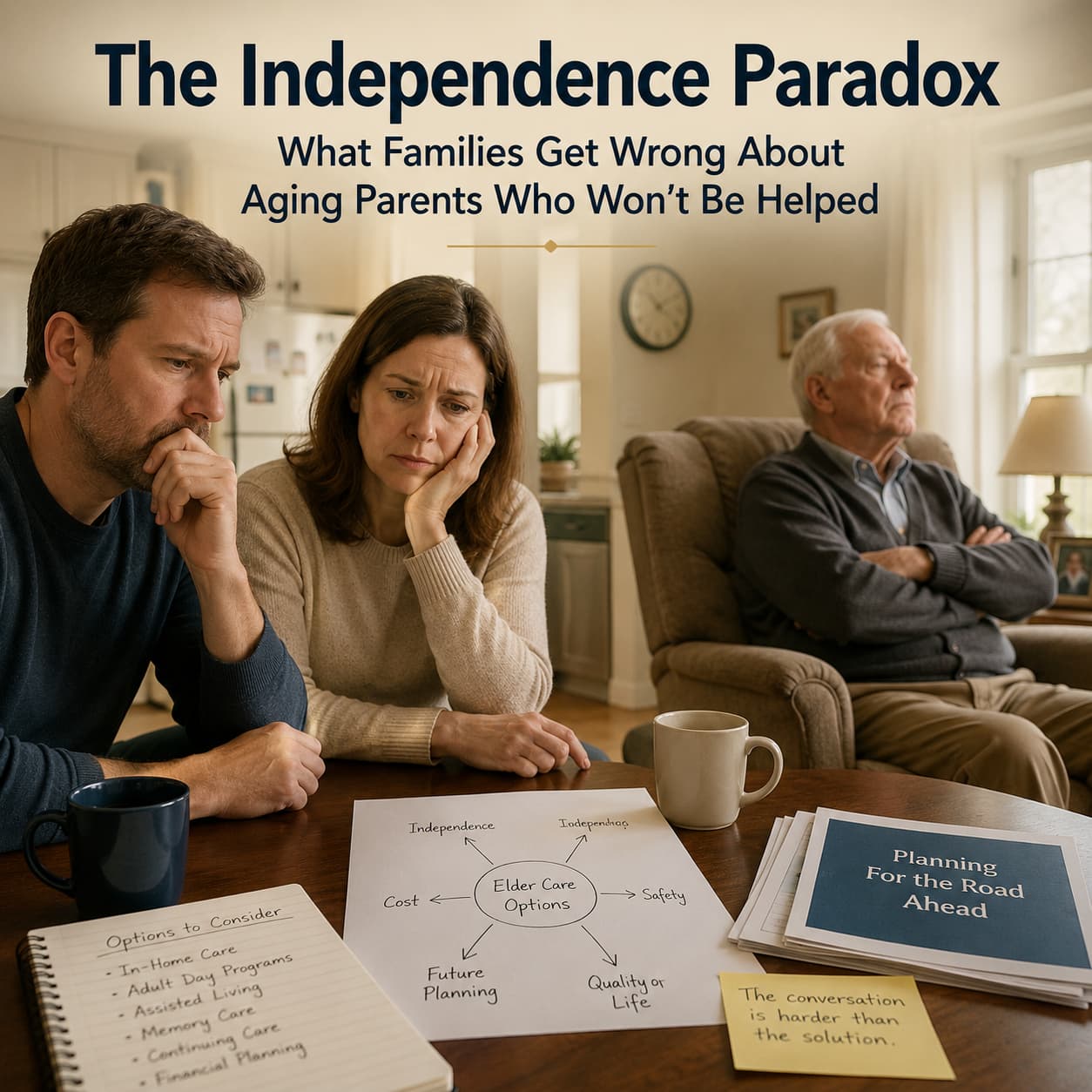 Cover image for Aging Parents Won't Accept Help? The Independence Paradox