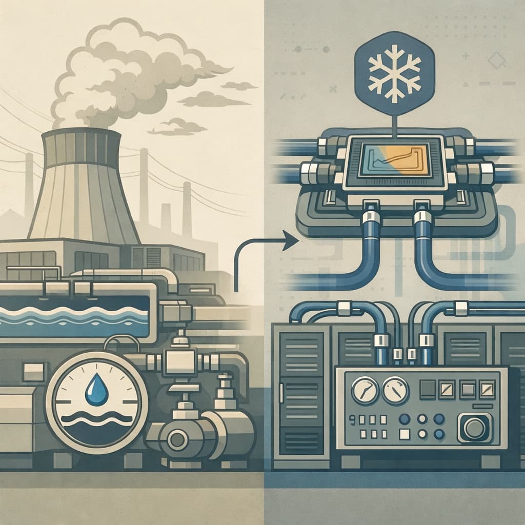 Cover image for Cooling the Digital Brain: Why Generative AI is Forcing a Revolution in Chip-Level Liquid Cooling