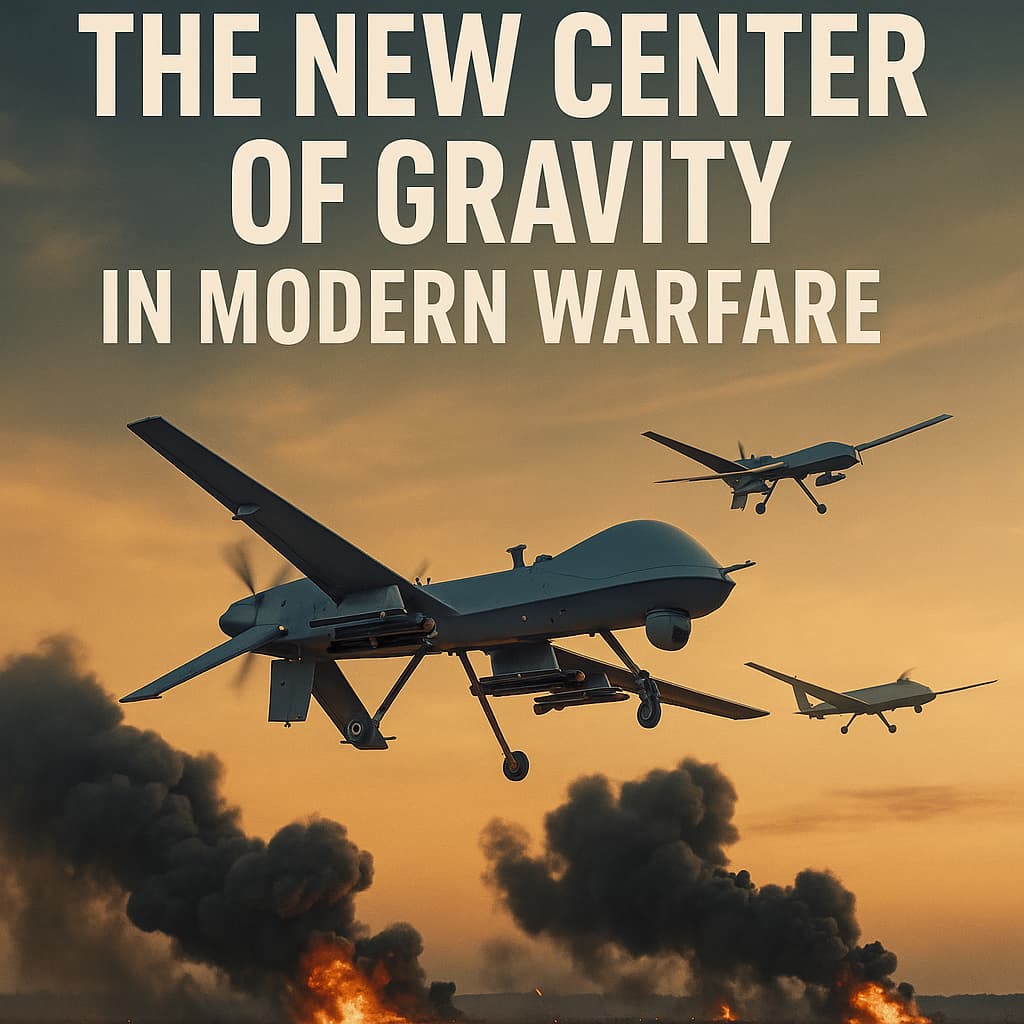 Cover image for Drones: The New Center of Gravity in Modern Warfare
