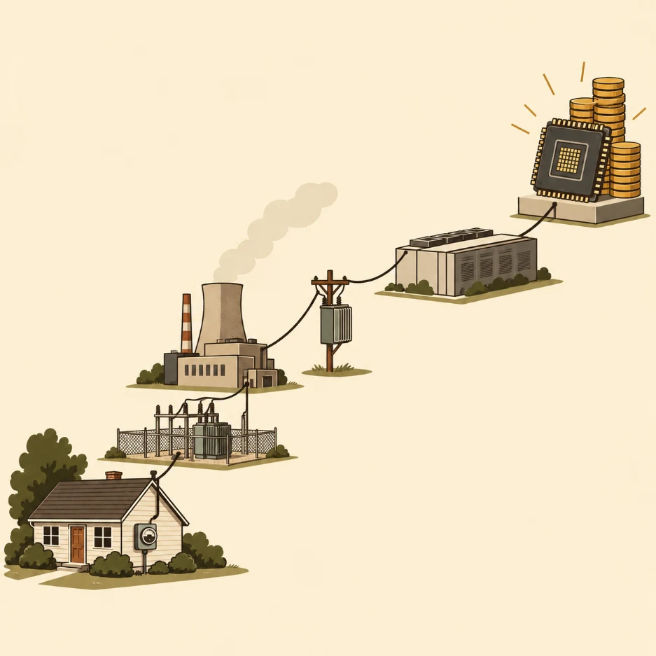 Cover image for The Margin at the End of the Power Line